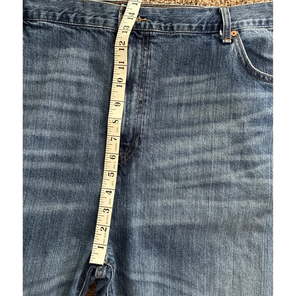 Cremieux Relaxed Fit Straight Jeans SZ 48/30 (29) Big & Tall Medium Wash EUC